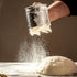 Omesata 3 Flour Sifter Cup for Baking, Crank Sifter with Professional Fine Mesh Baking Sifter Flour, One Hand Press