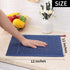 Homaxy 100% Cotton Terry Kitchen Dish Cloths, Ultra Soft and Absorbent, 6 Pack, 12 x 12 Inches