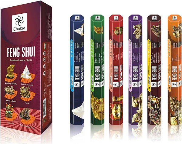 Fengshui Premium Natural Incense Sticks, 20 Sticks Per Box for Home or Workplace, Alluring Aroma Sticks