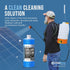 128 (32 oz) Solar Panel Cleaner Solar Sheen (Makes Gallons) - Super Concentrated Glass & Solar Panel Cleaning, Remove