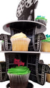 Cupcake Stand for Children's Parties, 3 Tier Movie Night Theme