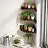 Set 3 Alsonerbay Corner Shelf Wall Mount, of Floating Shelves for Storage and Display, Rustic Wood Shelves for Bedroom