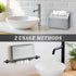 Countertops NiHome PU Leather Tissue Box Cover for Kleenex Hand Towels, Versatile for and Towel Racks, Leather Enhances