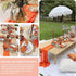 8 Pack 10FT 35x120 Inch Orange Easter Cheesecloth Table Runner Gauze Rustic Wedding Cheese Cloth Table Runners