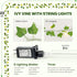 23 73 Vine with Fairy Lights, FT LED Ivy Leaf Lights Indoor Plug in, Fake Vine String Lights for Bedroom, Dorm, Wall