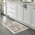 Maples Rugs Farmhouse Tapestry Area Rugs, Washable Non Slip Indoor Carpet, 1'8 x 2'10, Taupe/Grey, Made in USA