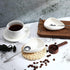 2pcs Ceramic Coffee Scoops, Coffee Bean Weighing Bowls, Coffee Powder Spoon