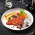 Vkinman 4Pcs Artificial Lifelike Steak Fake Cooked Roast Beef Simulated Food Steak Meat Model for Kitchen Home Market