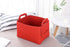 Storage Basket Felt Storage Bin, Collapsible Organizer with Carry Handles for Office, Bedroom, Nursery