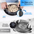 3 10'' Layer Pro Chicken Shredder with Removable Tray, Meat Claws, Brush - Chicken Breast Shredder Tool Twist, Meat