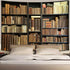 Boziqr 71X60 Inches Vintage Bookshelf Tapestry Wall Hanging Retro Library Hippie Wall Tapestries For Bedroom Living