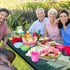 Joy Bubble 96in, Picnic Table Cover with Bench Covers Windproof Waterproof Picnic Table Covers Camping Tablecloth