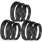 Zhanmai 9 Rolls Bonsai Wires, Anodized Aluminum Training Wire with 3 Sizes (1.0 mm, 1.5 mm, 2.0 mm), Total 147 Feet