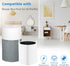 2 Packs Blue Pure 511 HEPA Replacement Filters Compatible with Blueair Blue Pure 511 Air Cleaner Purifier, 2 Stages Filter of H13 True HEPA and Activated Carbon Filter