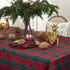 Red & Green Christmas Holiday Plaid Cloth Napkins (Set of 4), 20" Square