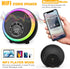 Dimmable Night Light Bluetooth Speaker Alarm Clock, Portable Sound Machine with White Noise, Touch Bedside Lamp