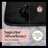 Genteele Memory Foam Bath Mat - Non Slip Absorbent Velvet Bathroom Rug (17 x 24 inches, Black)