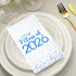 200pcs 2026 2026 Class of Graduation Napkins, Disposable Congrats Grad Cocktail Napkins Foil Dot Paper Hand Towels