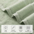 Set 8-100% Set 600 2 2 4 REDKISS Green Towel of Cotton Luxury Bath Towels for Bathroom, GSM Highly Absorbent Bathroom