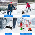 Yardwe Portable Snow Shovel 55.9 Inch Detachable Antislip Tool for Car Trunk Garden Camping Ice Removal
