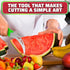 Watermelon Slicer Cutter Tool - Durable Stainless Steel Blade with Ergonomic Handle for Quick, Mess-Free Prep