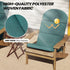 50x19.6 Inch Crestlive Adirondack Chair Cushion, Water Repellent, Fade Resistant, High Back Outdoor Rocking Chair