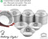 (60 Pack) 5 Inch Pie Tins, Disposable Mini Pies Tin for Baking, Foil Tins for Freezer-to-Oven Use