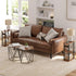 TB01BB046 TUTOTAK Small Narrow Side Table with Charging Station, Skinny End Table for Small Spaces, Slim Nightstand