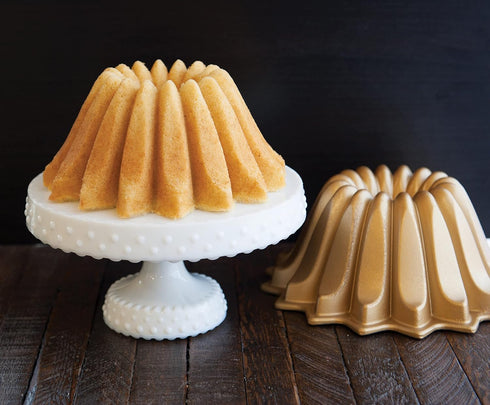 Nordic Ware Gold Lotus Bundt Pan, 5 Cup Capacity