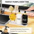 Set, 16OZ Set, Moforoco Kitchen Dish Soap Dispenser Glass Bottle, Hand and Dish Soap Dispenser Instant Dry Tray