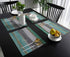 Vandarllin Placemats Set of 6, Retro Rustic Barn Wood Texture, Washable Stain Resistant Table Mats