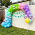 iHormke 60pcs 12 Inches Pink Purple Blue Balloons, Pink Teal Green Confetti Rainbow Colorful Balloons for Magic Doll