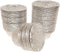 2 Oz Disposable Baking Cups, Tins Foil Pans, 70 mL Aluminum Foil Cupcake Bowl, 100Pcs for Baking, Roasting
