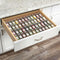 Spice Drawer Organizer, 4 Tier Clear Acrylic Rack for Kitchen, Expandable from 13" to 26" Spice Rack Tray (8 Pcs Clear)