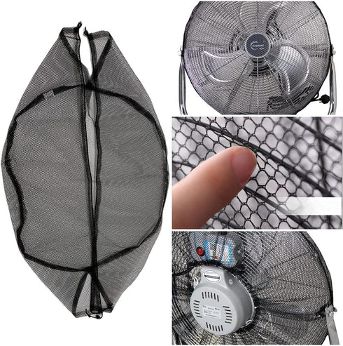 Fan Cover for 16 Inch High Velocity Floor Fan, Dustproof Net Mesh Cover for 16 in Table Floor Fan, Children Finger