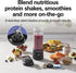 Hamilton Beach Mini Cordless Portable Blender for Shakes and Smoothies, USB Rechargeable, 16 oz Jar with Travel Lid