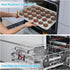 TeamFar Cooling Racks, 2 Pack Stainless Steel Grid Wire Rack, 15.3’’ x 11.2’’, Non-Toxic Oven Rack for Baking, Roasting