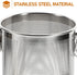 5.51x5.51x5.90 Inch Yardwe Stainless Steel Spice Infuser Basket with Chain Hook, Extra Fine Mesh Soup Strainer