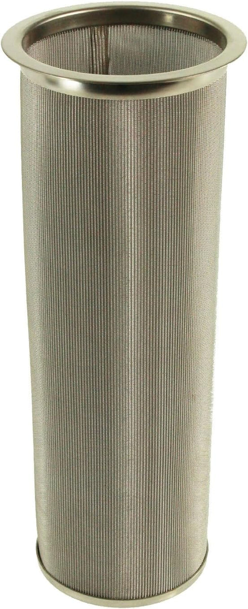 Cold Brew Coffee Filter & Lid - Stainless Steel, 80 Micron Woven, Fits Half Gallon Wide Mouth Mason Jars