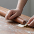 Muso Wood Sapele Wooden French Rolling Pin for Baking, Tapered Roller for Fondant, Pie Crust & Cookie