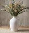 Ceramic Flower Vase with Handles,10" Neutral Tall Clay Beige Terracotta Vases Farmhouse