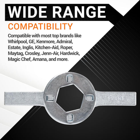 BlueStars Ultra Durable TB123A Washing Machine Spanner Wrench Replacement Part Exact Fit for Maytag, GE, Kenmore, Whirlpool Washers - Replaces AP4503397, TB123A, TB123 by BlueStars