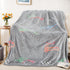 LMKLOP 3-12 40"x 60" Glow in The Dark Monster Truck Blanket for Boys/Girls/Kids/Toddler/Baby, Cute Funny Car Blanket