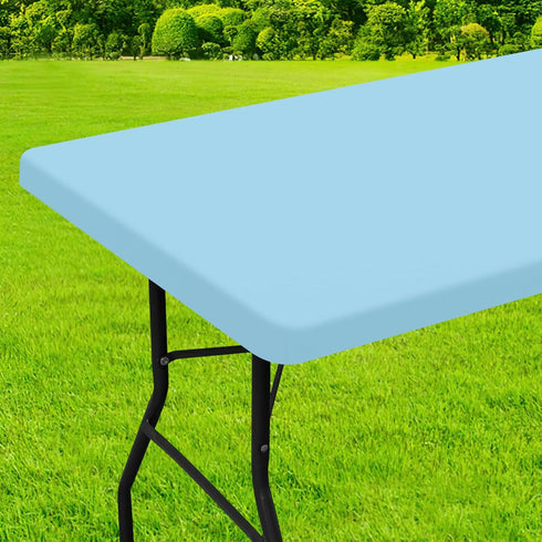 homing Rectangle Table Cloth Cover, Waterproof Polyester Elastic Fitted Tablecloth, Fits for