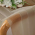OWENIE 72 Inches Long Sheer Curtains Set of 2, Elegant Taupe Voile Rod Pocket Solid French Door Panels, 42" Width