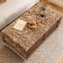 Floral,63" 23.7" Luxury Chenille Coffee Table Cover Non-Slip Silicone Backing Heavyweight French Jacquard Table Cloth