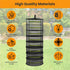 BSROBOTIC (6 12154 Herb Drying Rack - Mesh Drying Rack - Herb Drying Rack Hanging with Green Zipper & Garden Pruning