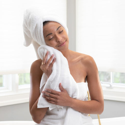 Pack 8, 100% 600 13 13 Aston & Arden Aegean Terry Solid Washcloth, of Turkish Cotton GSM Soft Absorbent Face & Body