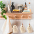 36 Set Packaging Baderke Pcs Soap Saver for Gift Including Wooden Dish Holder Exfoliating Bag with Drawstring Soap Pads