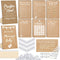 Sherr 424 Pcs Kraft Baby Shower Pacifier Hunt Game Include Hunt Sign